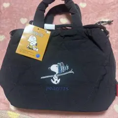 PEANUTS スヌーピー ショルダーバッグ 黒