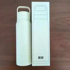 【新品】UNIQLO　炭酸対応ステンレスボトル　オフホワイト