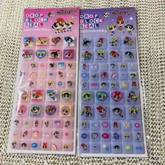 パワーパフガールズ　パワパフ　タイルみたいなシール