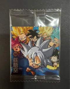 ドラゴンボール 超戦士シールウエハース 孫悟空 VR 超サイヤ人 ゴッド ブルー