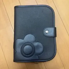 マリクワ 非売品 ブラック 花モチーフ ポーチ