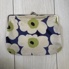 マリメッコ　がま口ポーチ