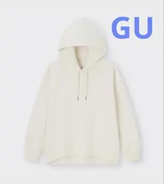 GU ヘビーウェイトスウェットオーバーサイズパーカー ホワイト Mサイズ