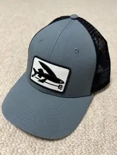 Patagonia グレー メッシュキャップ　魚　パタゴニア