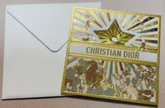 新品　Diorディオール　クリスマスカード＆星型オーナメント2025ホリデー限定