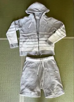 Seagreen パイルパーカー＆パンツセットアップ 上下セット XL/L