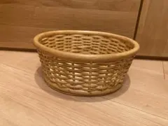 竹製バスケット（円形）籠 カゴ 小物入れ 天然素材