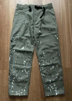 UNIVERSAL OVERALL ペインターパンツ L カーキ　ペイントのサムネイル