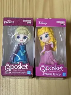 Q posket キューポスケット カプセルトイ エルサ　オーロラ姫