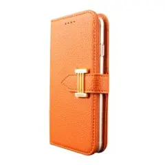 iPhone SE ケース iphone8 6s 7 ケース 手帳型 オレンジのサムネイル