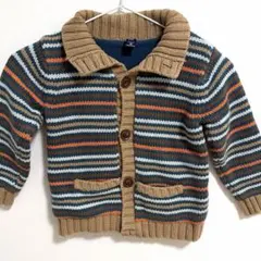 【訳あり特価】baby GAP キッズ ニットカーディガン 100 襟付き