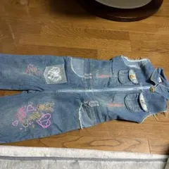 デニムオーバーオール キッズ用