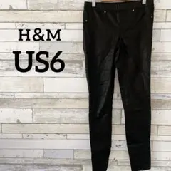 人気✨️ H&M 【US6】スキニーパンツ ブラック レディース カジュアル