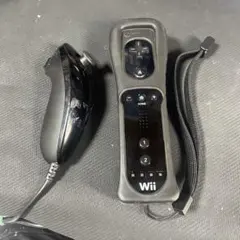 Nintendo Wii Remote Plus Nunchuk Set (Black)