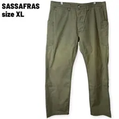 雰囲気系！SASSAFRAS/Pants/XL/OLIVEフェードのサムネイル