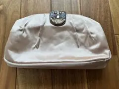 Lapuisパール ビジュー パーティーバッグ シャンパンゴールド