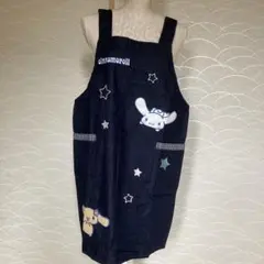 サンリオ　シナモロールcinnamoroll レトロ　エプロン モカ
