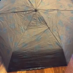 Wpc. 折りたたみ日傘 ダークブラウン葉柄