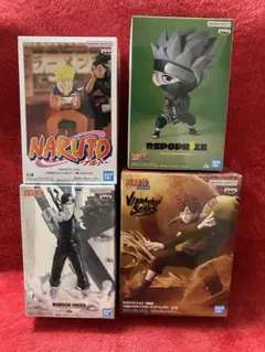 ナルト フィギュア 一楽でのひととき　＋他3点
