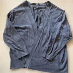 無印良品 カーディガン グレー L