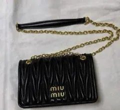 miu miu マテラッセ チェーン ショルダーバッグ