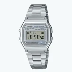 カシオ デジタル腕時計 （新品）海外モデル シルバー レトロモデル