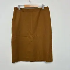 ユナイテッドアローズ　グリーンレーベル　スカート　茶　膝上　日本製　ジャパン