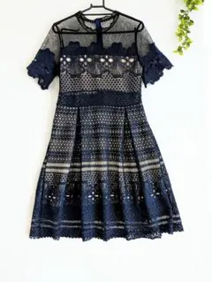 らら　FRY I.D 総レース　ドレス らら様専用 FRY I.D 総レース ドレス - メルカリ