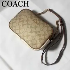 COACH コーチ カメラバッグ チェーンショルダー 斜めがけ シグネチャーのサムネイル