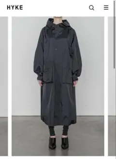 断*。様 HYKE NYLON HOODED COATED - SHELL PA 断*。様 HYKE NYLON HOODED COATED - SHELL PA - メルカリ
