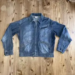 薄手のジージャン Gジャン アウター シャツ デニムジャケット ブルー ネイビー