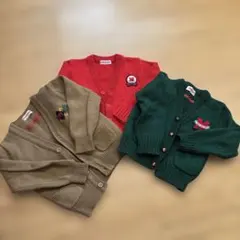 ミキハウス カーディガン 3点