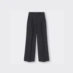 GU ジーユー　カラースラックス　パンツ　カラーパンツ　ブラック　Lサイズ