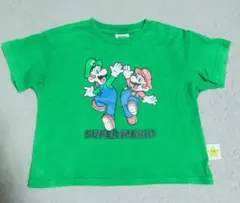 スーパーマリオ Tシャツ 100cm グリーン