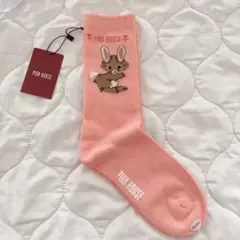PINK HOUSE ソックス 靴下 ピンク うさぎ柄 ロリータ