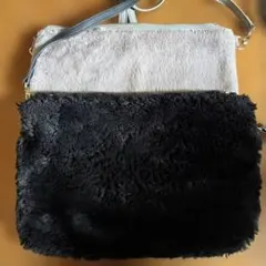 AZUL by moussy ファー風ショルダーバッグセット