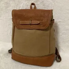 極美品】土屋鞄 タウンコンビリュック キャンバス バックパック レザー