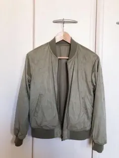【niko and ...】MA-1 ブルゾン カーキ　リバーシブル