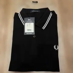 FRED PERRY ブラック ポロシャツ　長袖　M3636