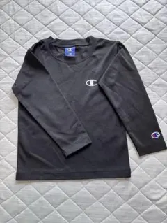 Champion 長袖カットソー 110cm ブラック　美品