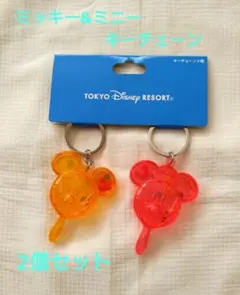 東京ディズニーリゾート　ミッキー&ミニー　キーチェーン2個セット