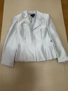 ANN TAYLOR (アン タイラー)シルクライトブルー テーラードジャケット