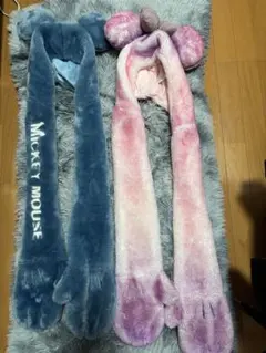 ディズニー マフラー ファンキャップ ミッキー ミニー