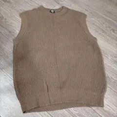 UNIQLO Lサイズ キャメル ノースリーブベスト