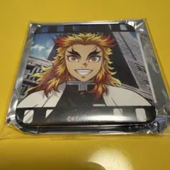 鬼滅の刃　ufotable DINING ヒロマ スクエア缶バッジ　煉獄杏寿郎