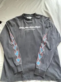 DOUBLEPUSH ロングスリーブTシャツ ブラックのサムネイル