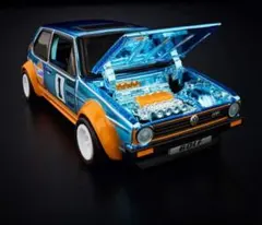 RLC限定 ホットウィール 1976 フォルクスワーゲン ゴルフ MK1 GTI