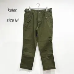 ミリタリーカーゴパンツ カーキ ワークパンツ アメカジ ストレート