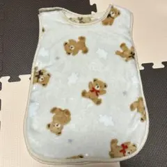 クマ柄 ベビースリーパー フリース