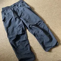 ナイロン パラシュートパンツ 黒 M